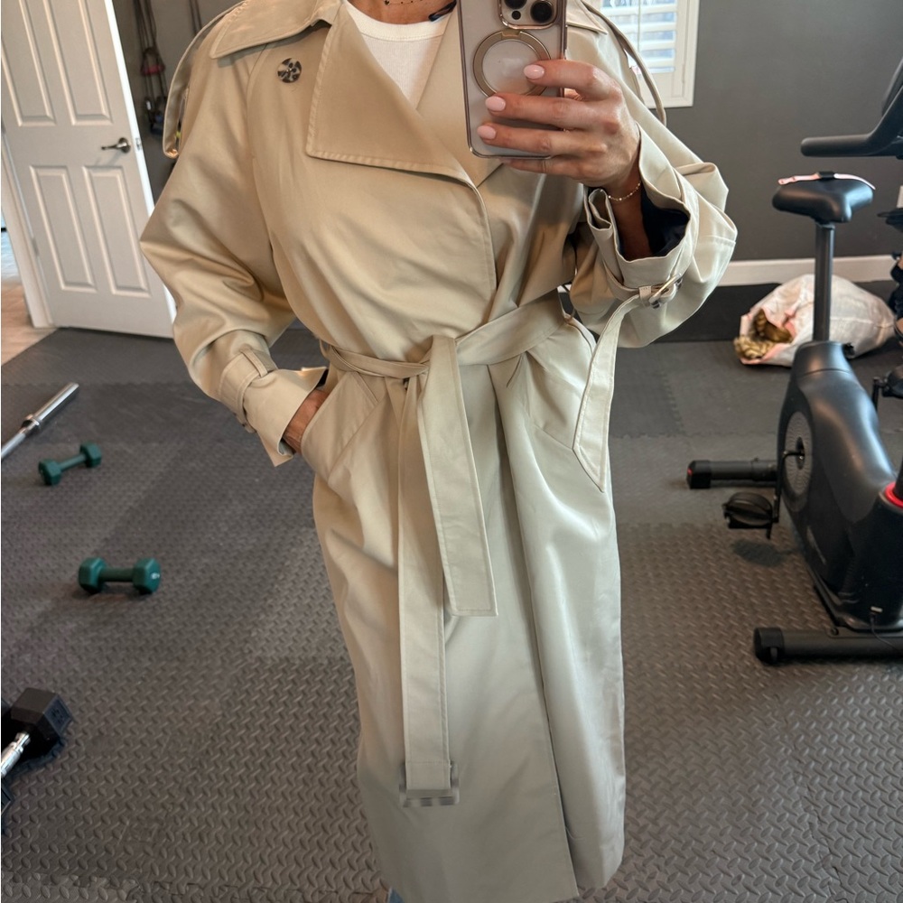 Topshop Light Tan Women's Trench Coat